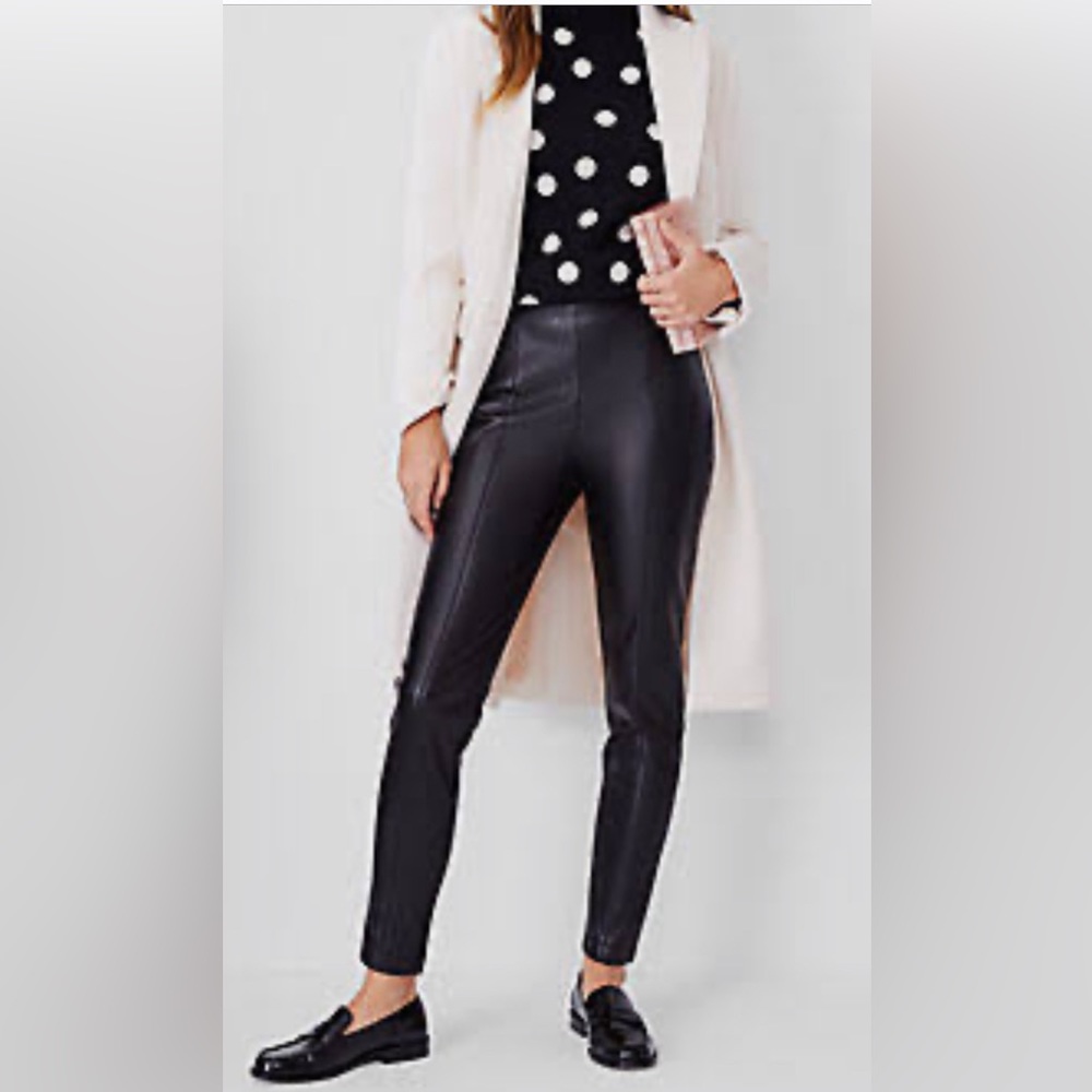 Never worn. Have so many leather pants and these are too baggy for me.